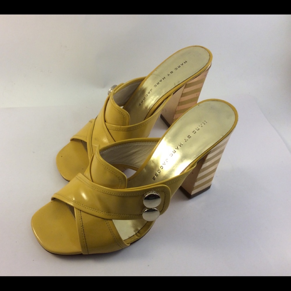 Marc Jacobs Yellow High Heel Mule Size US6.5(36.5)